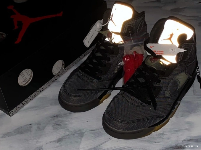 Off-White Jordan Air x CT8480-001 5 Black 1125